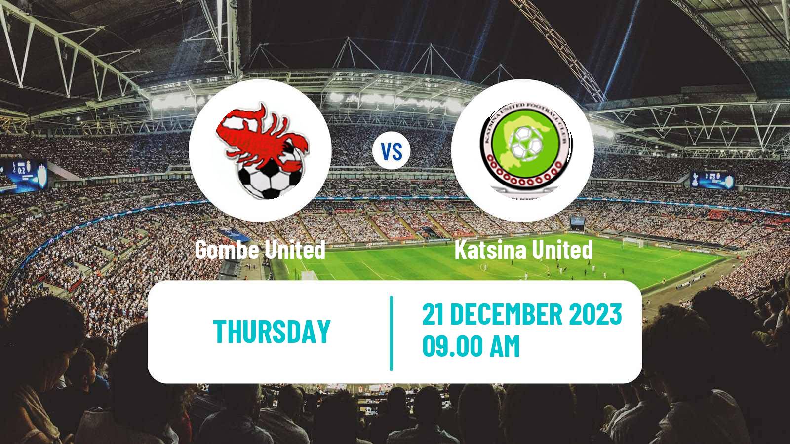 Soccer Nigerian Premier League Gombe United - Katsina United