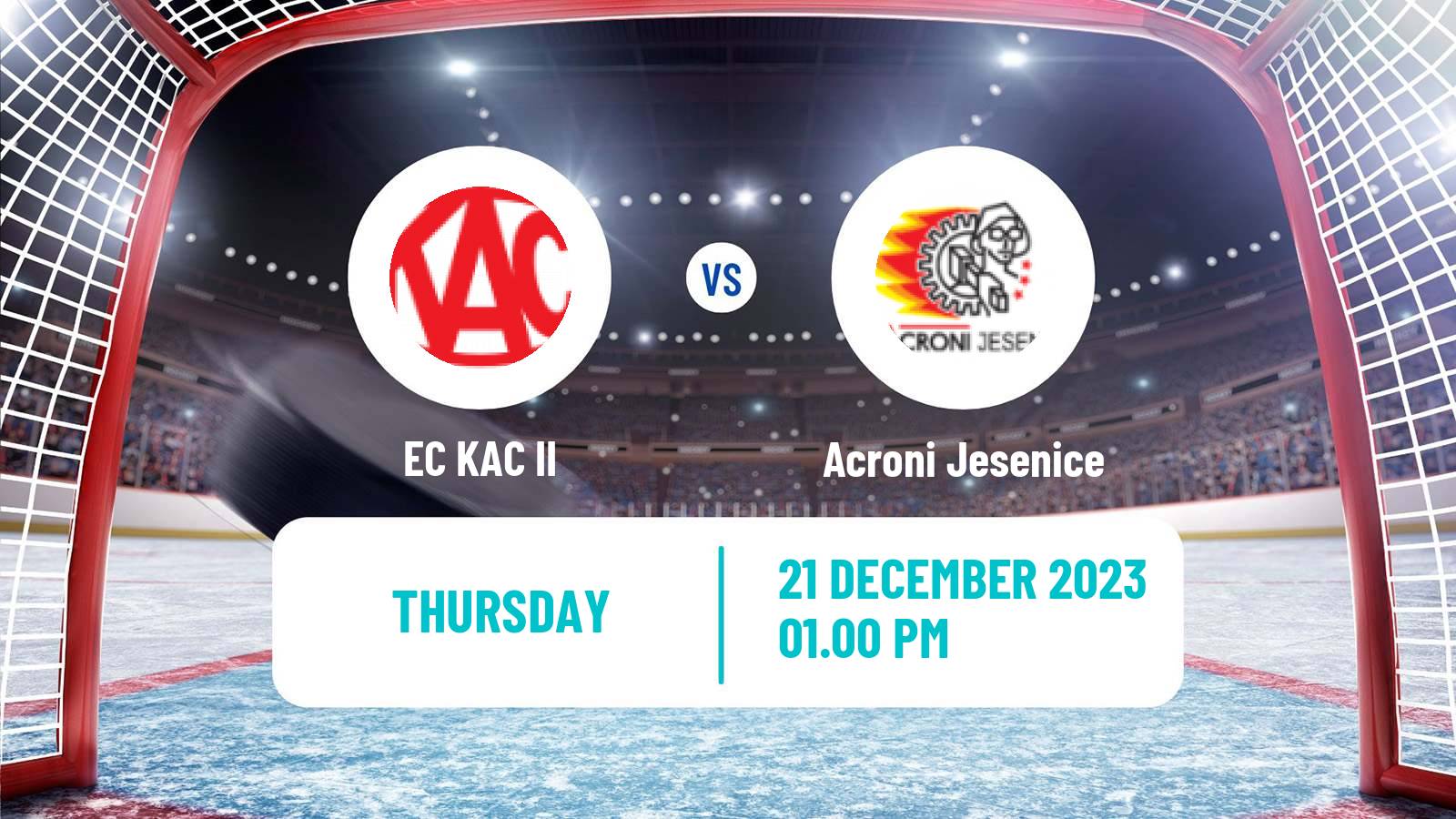 Hockey Alps Hockey League KAC II - Acroni Jesenice