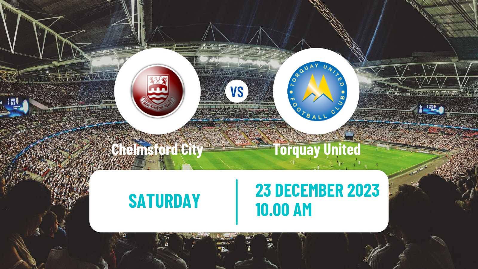 Soccer English National League South Chelmsford City - Torquay United