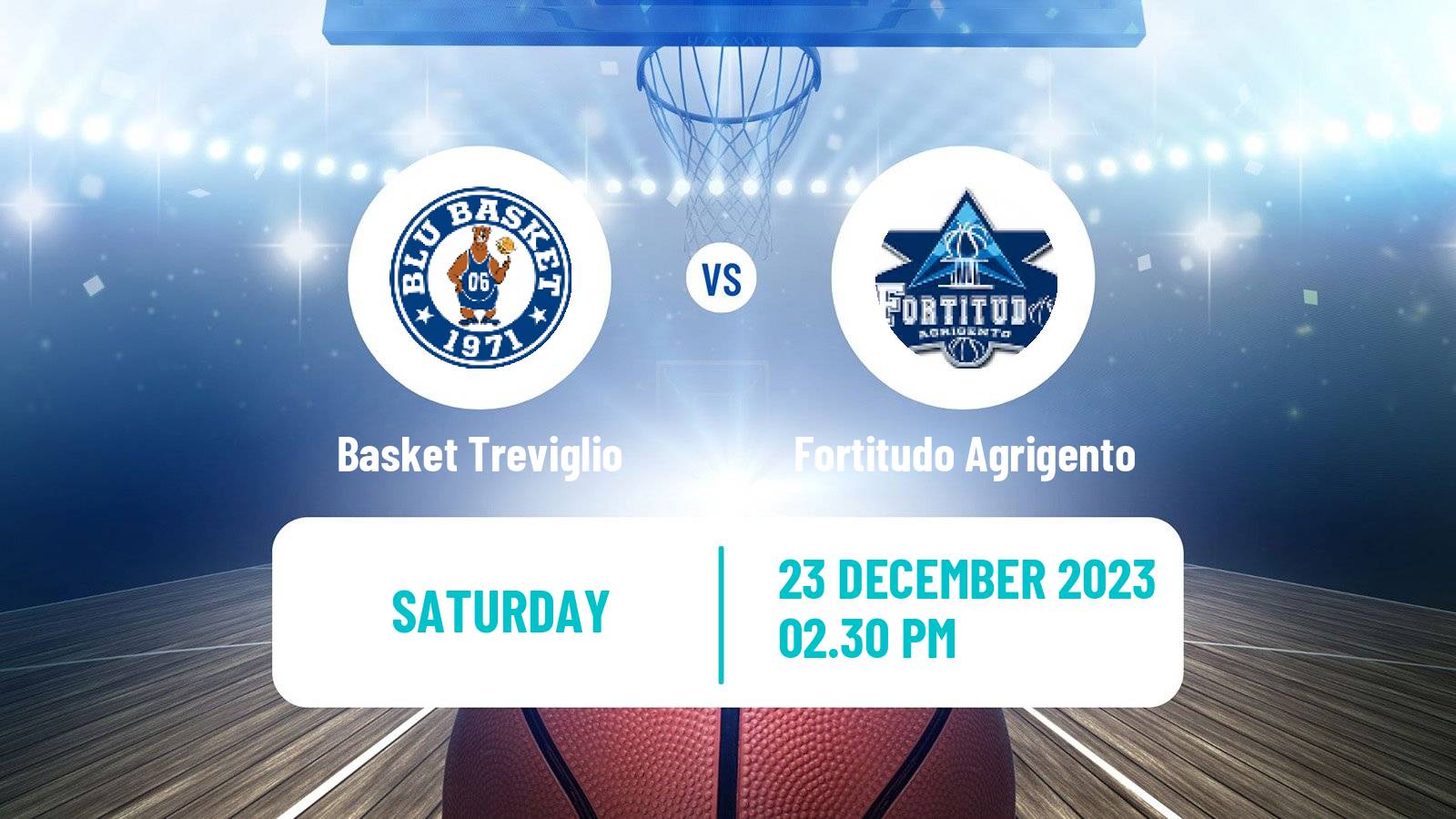 Basketball Italian Serie A2 Basketball Basket Treviglio - Fortitudo Agrigento