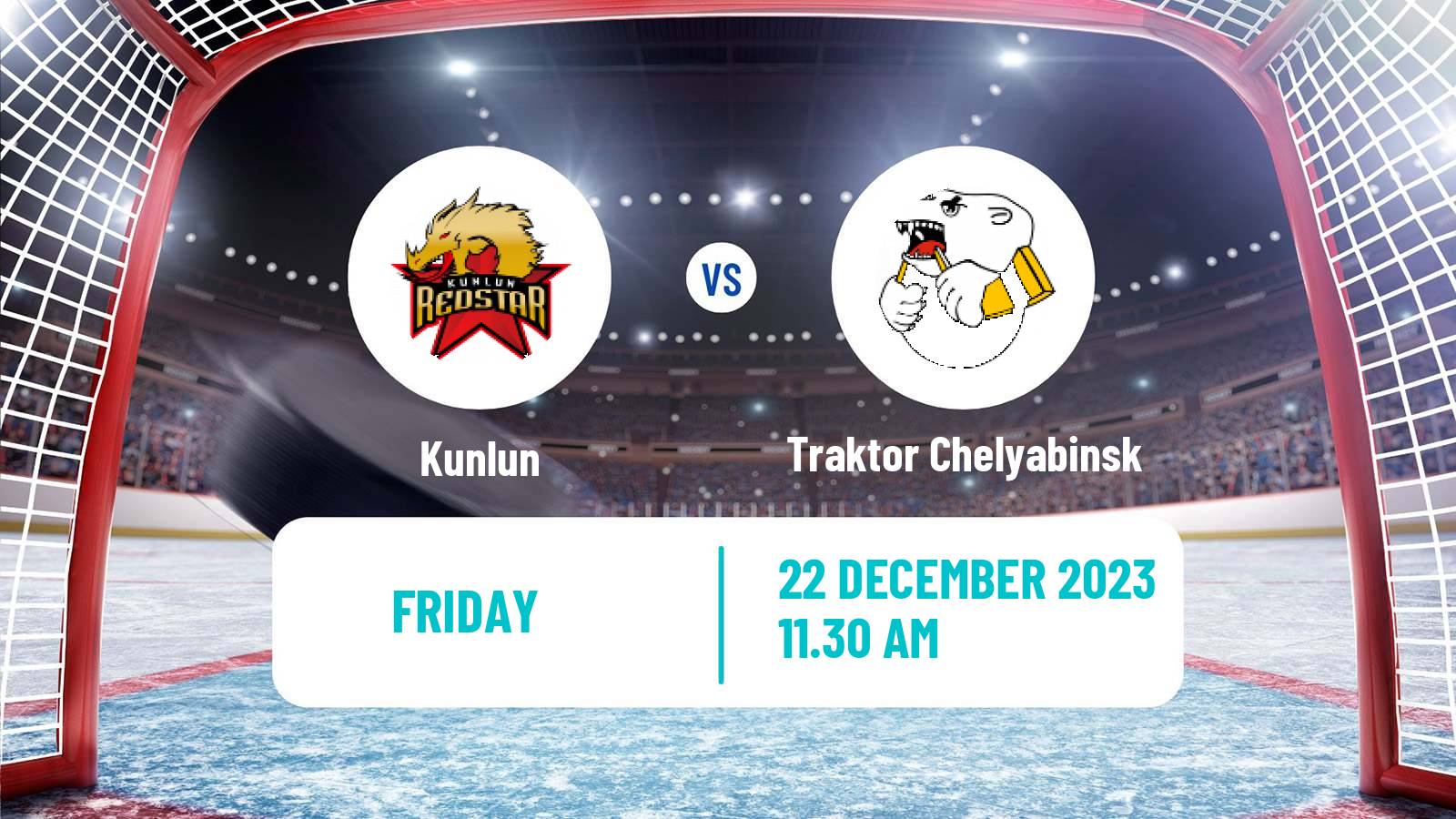 Hockey KHL Kunlun - Traktor Chelyabinsk