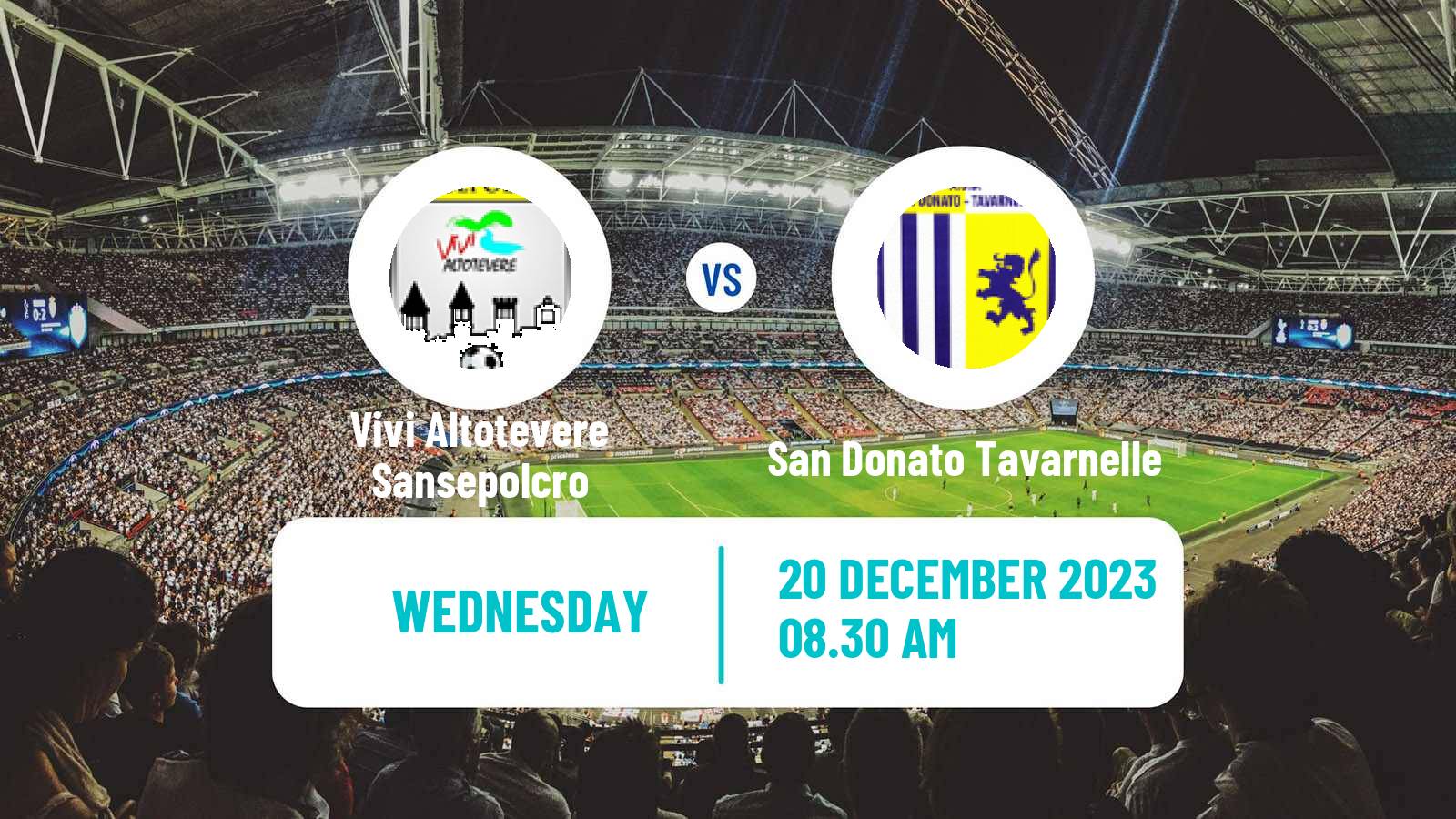 Soccer Italian Serie D - Group E Vivi Altotevere Sansepolcro - San Donato Tavarnelle