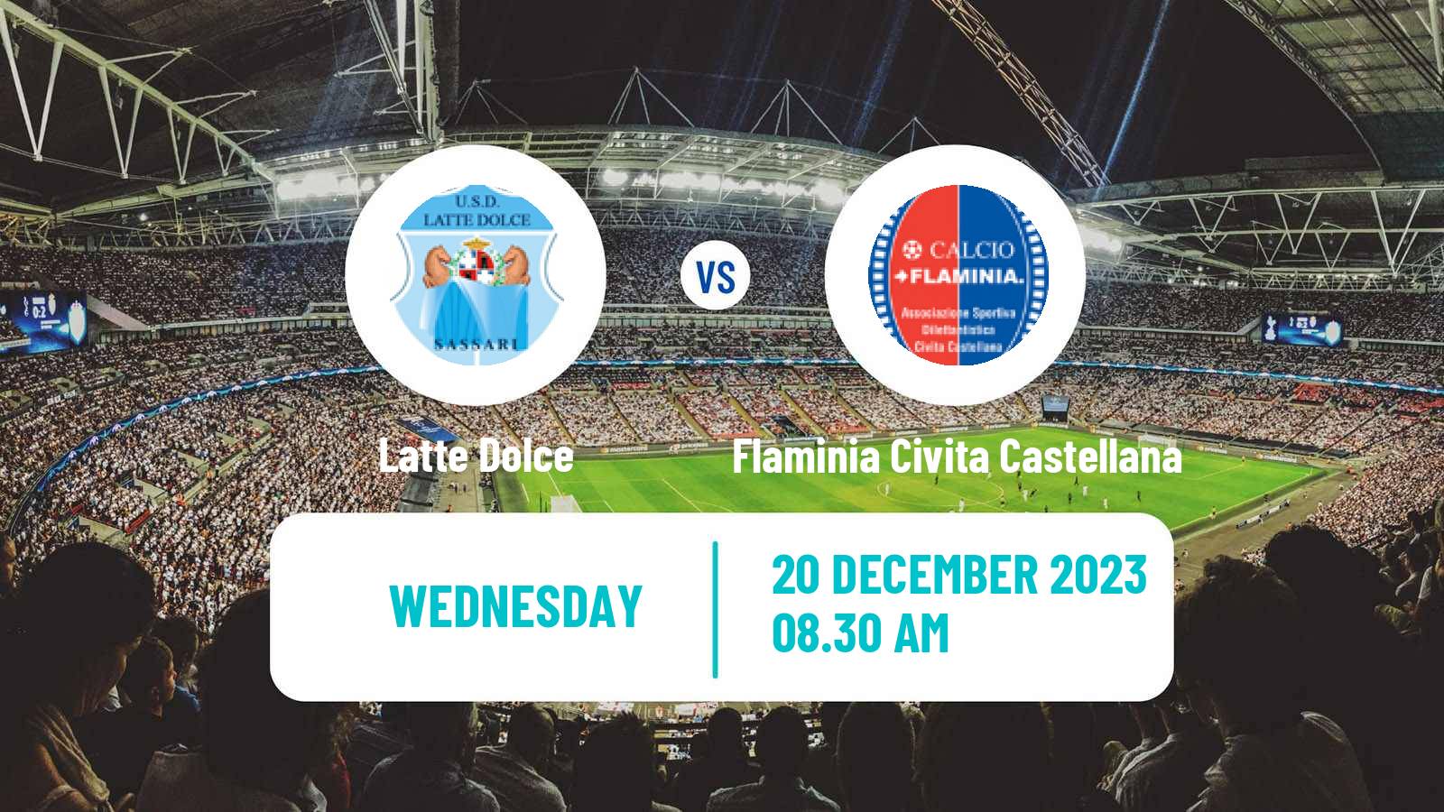 Soccer Italian Serie D - Group G Latte Dolce - Flaminia Civita Castellana