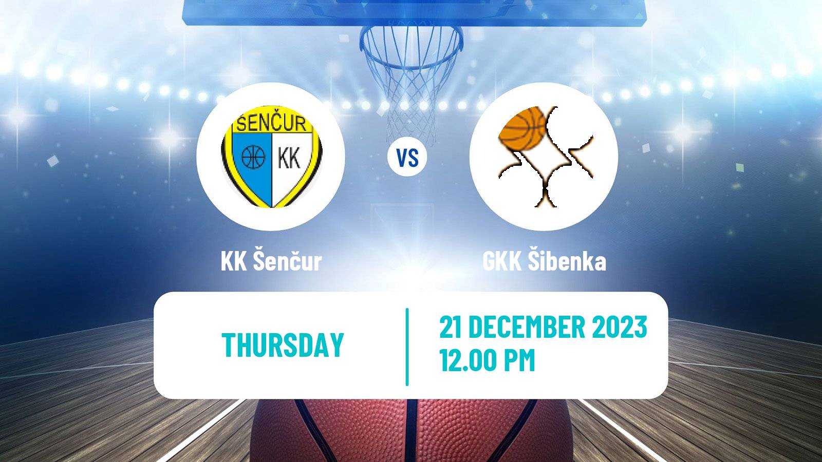 Basketball Adriatic League 2 Šenčur - GKK Šibenka