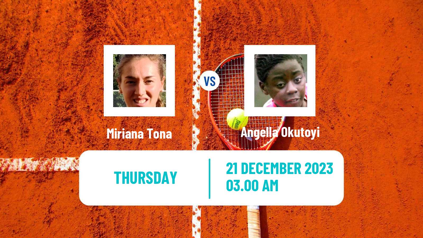 Tennis ITF W25 Nairobi 2 Women Miriana Tona - Angella Okutoyi