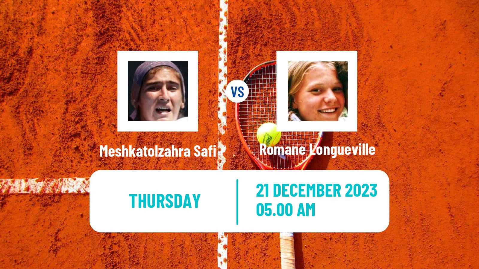 Tennis ITF W15 Monastir 43 Women Meshkatolzahra Safi - Romane Longueville