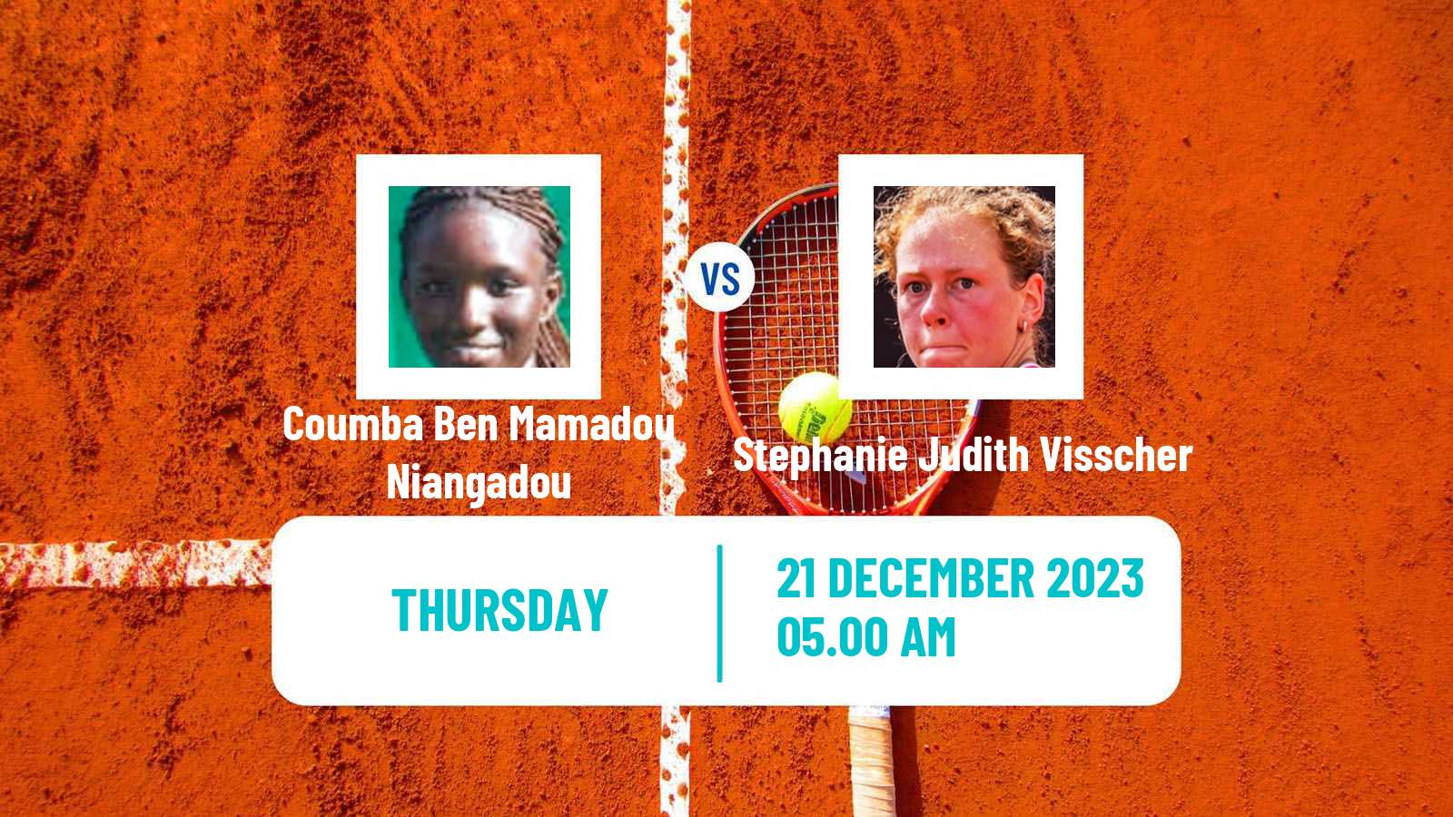 Tennis ITF W15 Monastir 43 Women Coumba Ben Mamadou Niangadou - Stephanie Judith Visscher