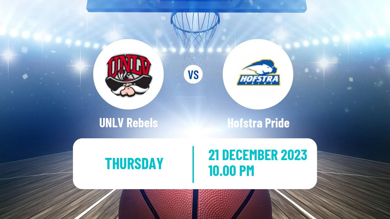Basketball NCAA College Basketball UNLV Rebels - Hofstra Pride