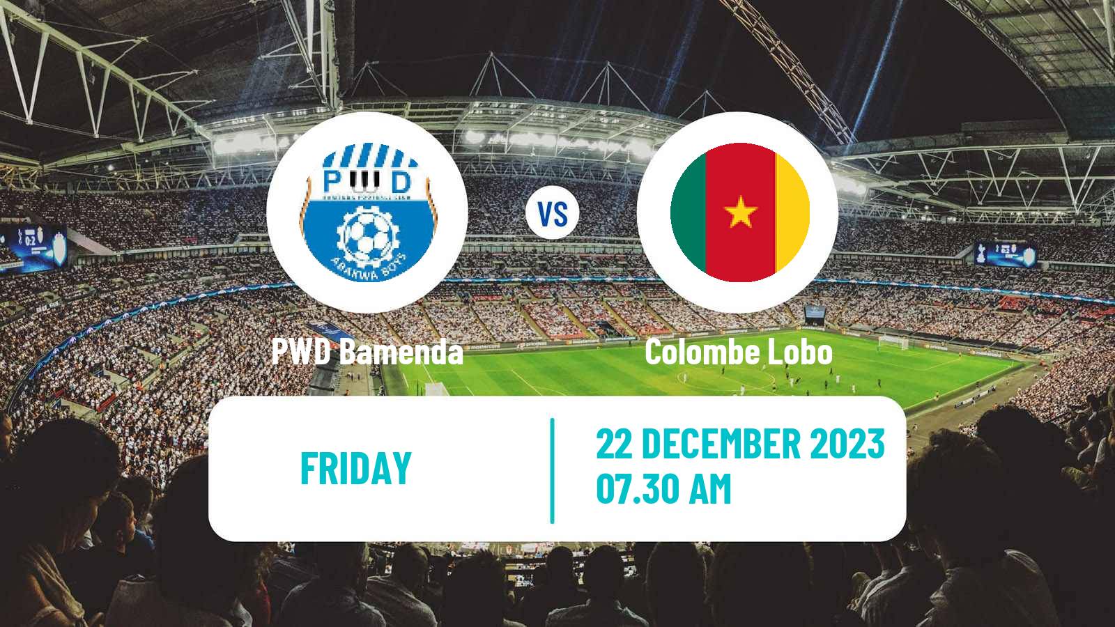 Soccer Cameroon Elite One Bamenda - Colombe Lobo