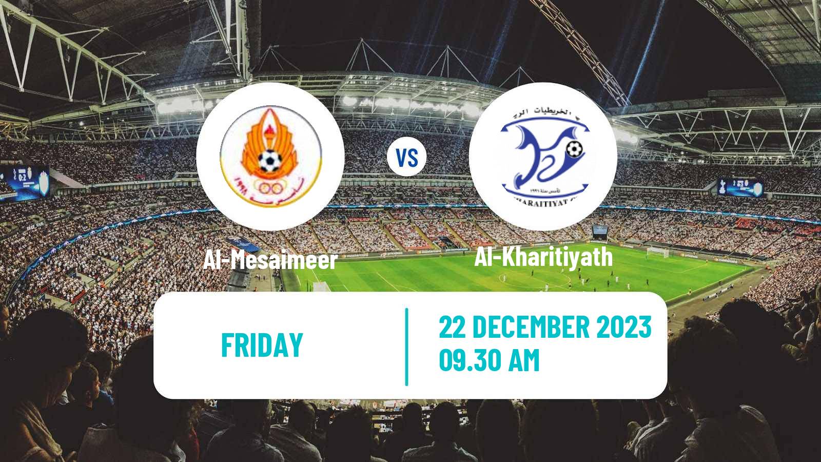 Soccer Qatar Division 2 Al-Mesaimeer - Al-Kharitiyath