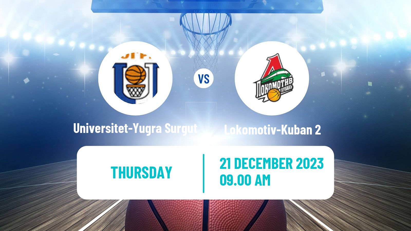 Basketball Russian Super League Basketball Universitet-Yugra Surgut - Lokomotiv-Kuban 2