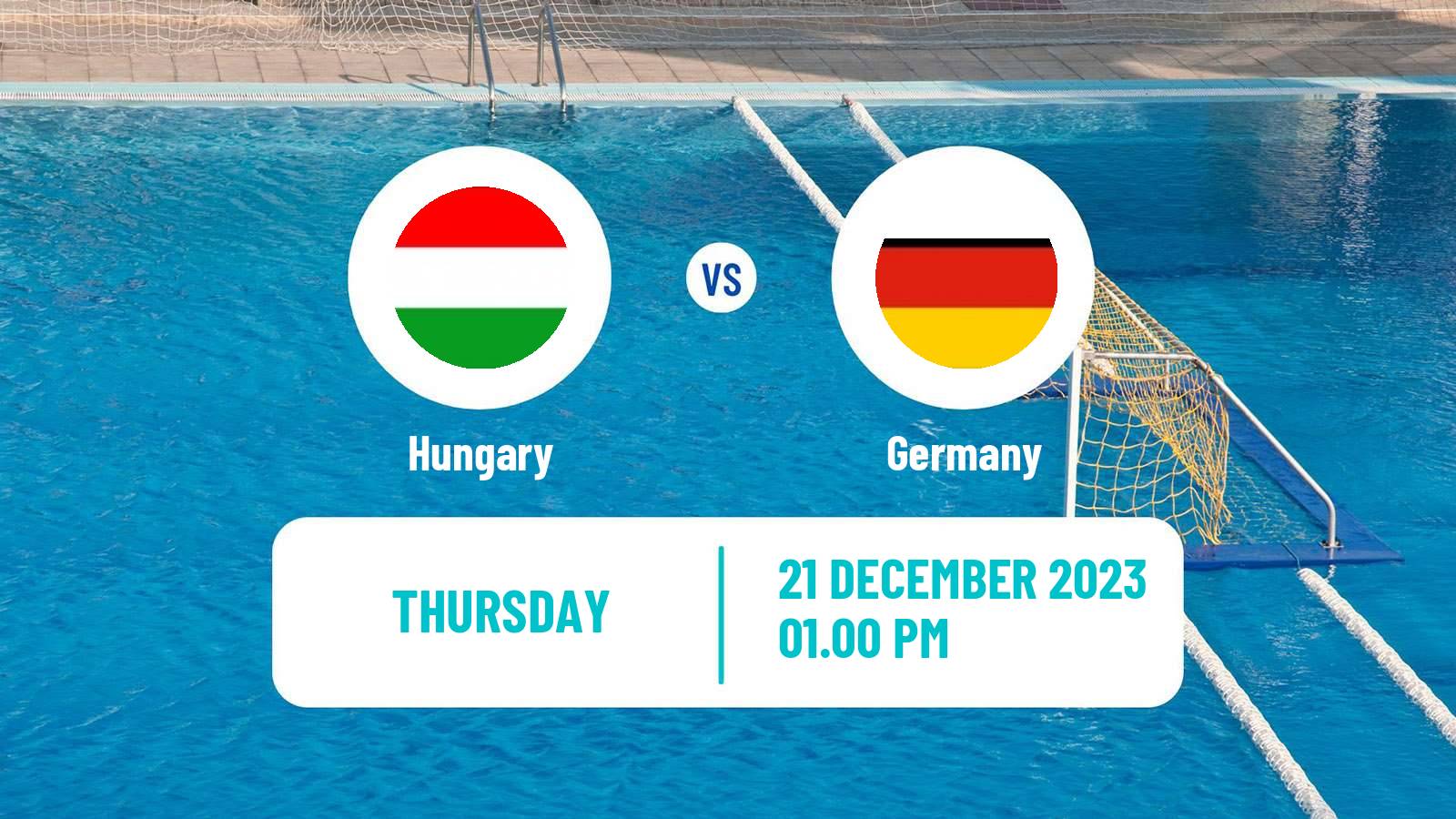 Water polo Friendly International Water Polo Hungary - Germany