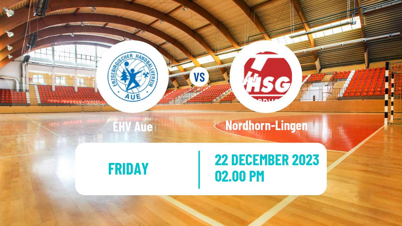 Handball German 2 Bundesliga Handball EHV Aue - Nordhorn-Lingen