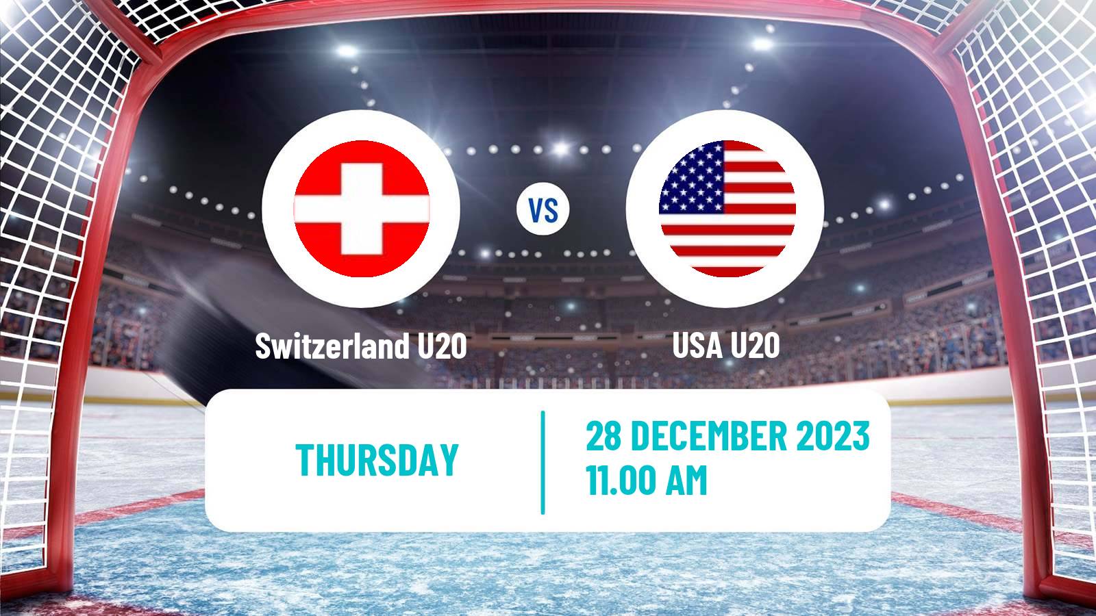 Hockey IIHF World U20 Championship Switzerland U20 - USA U20