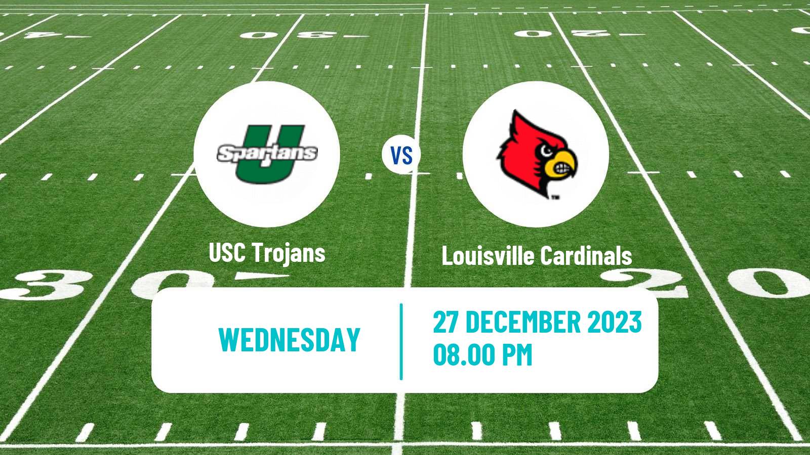 American football NCAA College Football USC Trojans - Louisville Cardinals