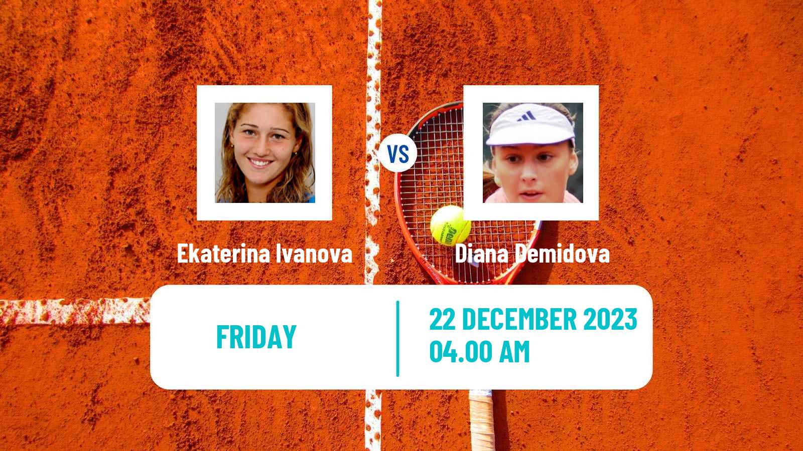 Tennis ITF W15 Antalya 23 Women Ekaterina Ivanova - Diana Demidova