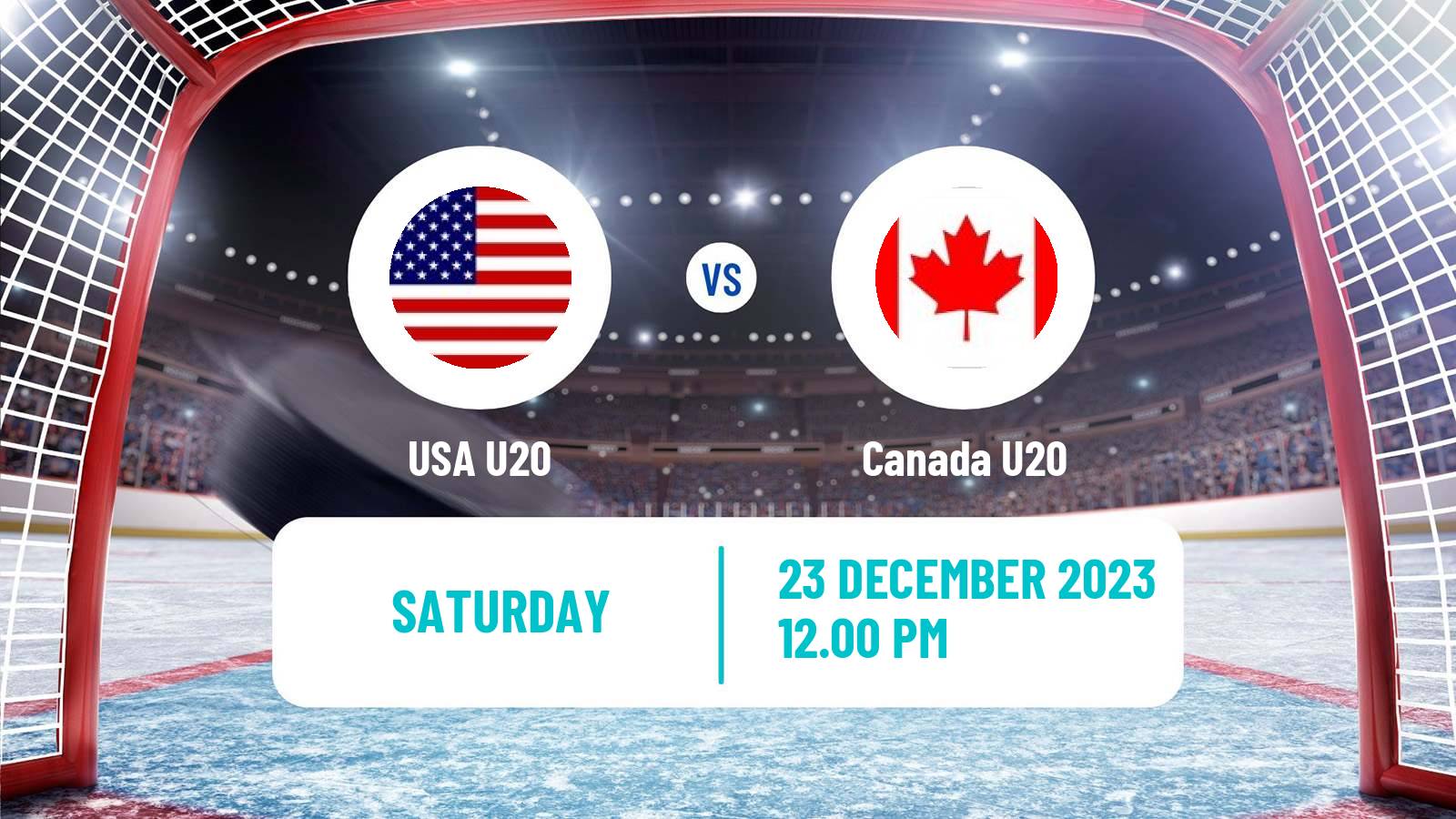 Hockey Friendly International Ice Hockey USA U20 - Canada U20