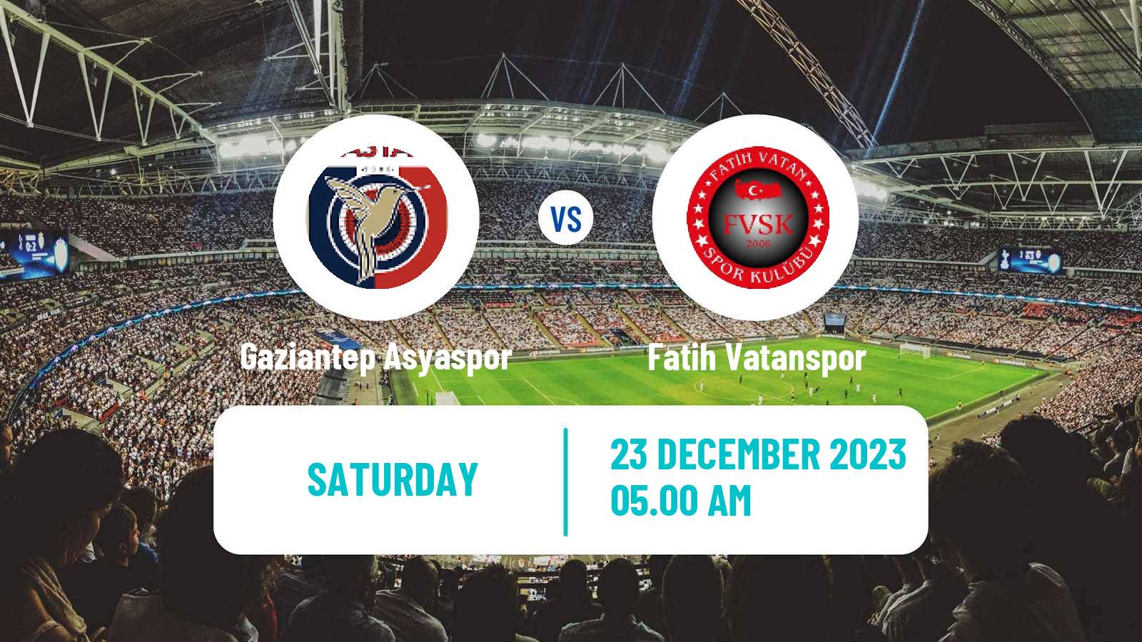 Soccer Turkish Super Lig Women Gaziantep Asyaspor - Fatih Vatanspor