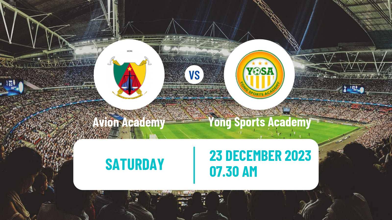 Soccer Cameroon Elite One Avion Academy - Yong Sports Academy