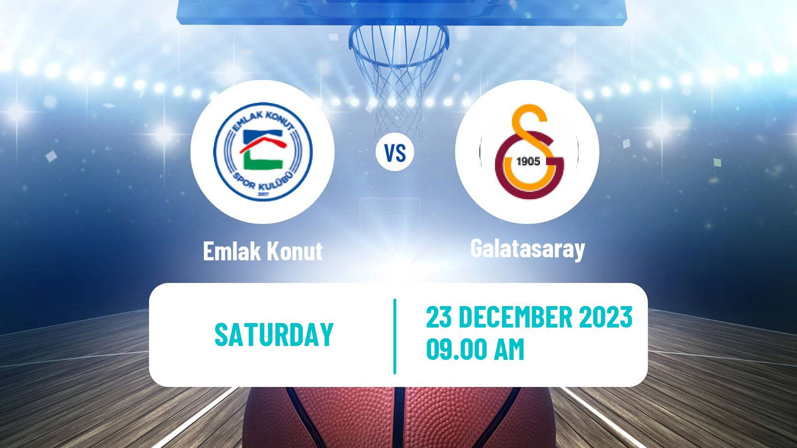 Basketball Turkish Basketball League Women Emlak Konut - Galatasaray