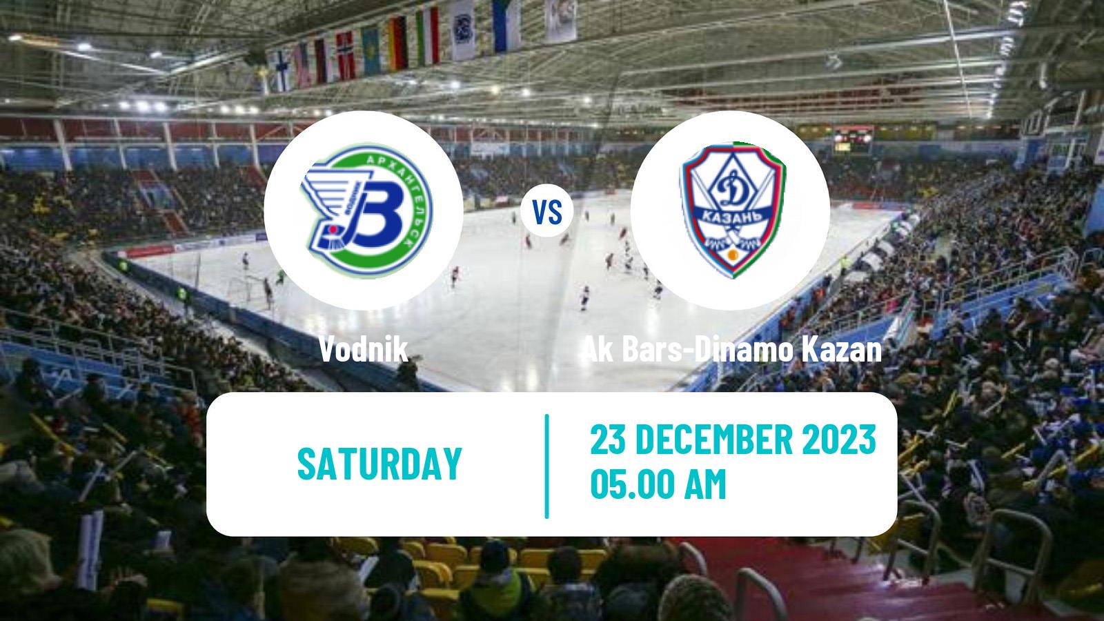 Bandy Russian Super League Bandy Vodnik - Ak Bars-Dinamo Kazan