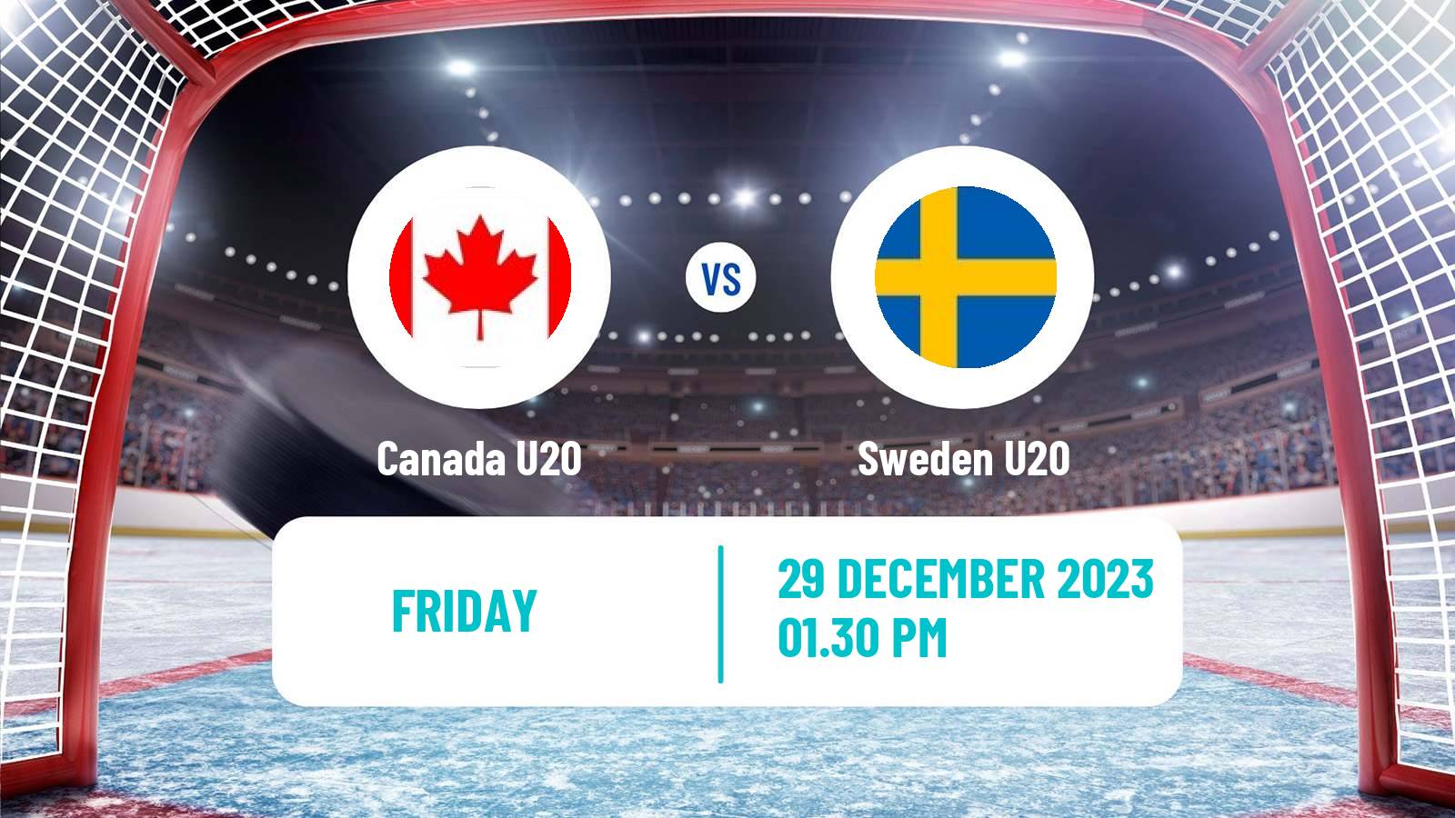 Hockey IIHF World U20 Championship Canada U20 - Sweden U20