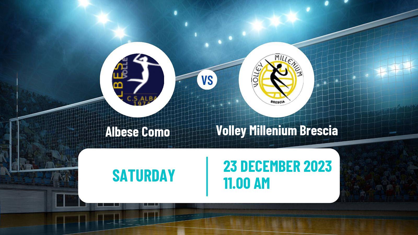 Volleyball Italian Serie A2 Volleyball Women Albese Como - Volley Millenium Brescia