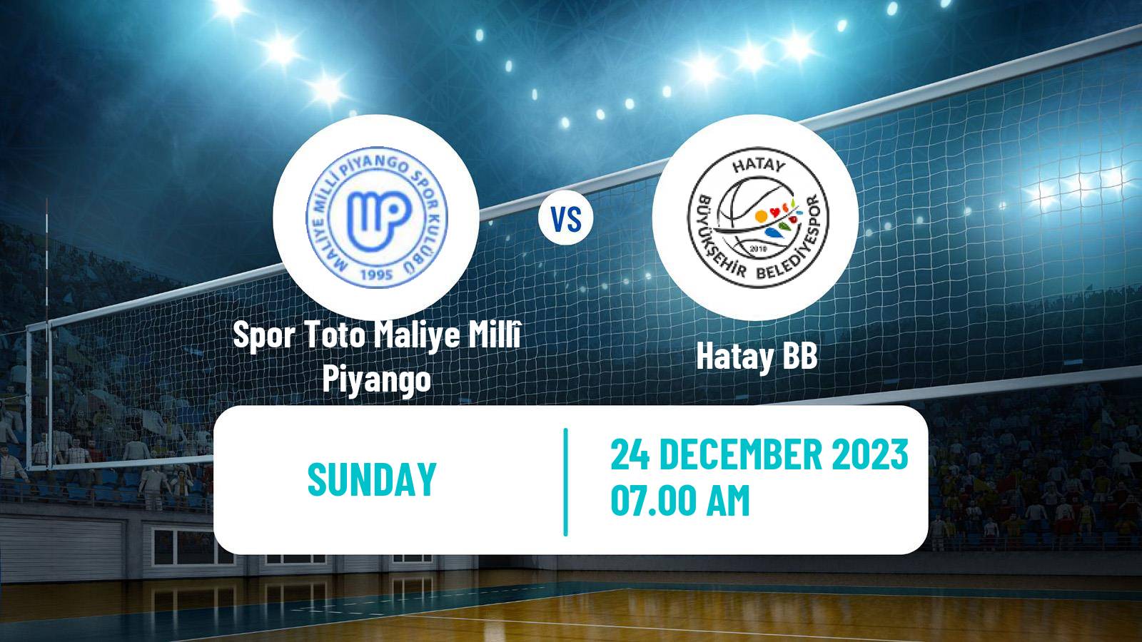 Volleyball Turkish Efeler Ligi Volleyball Spor Toto Maliye Millî Piyango - Hatay BB