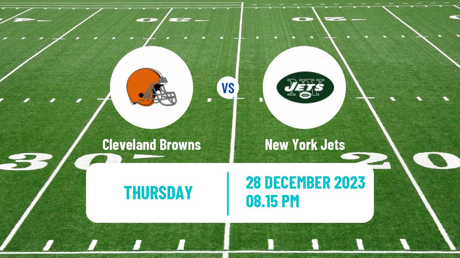American football NFL Cleveland Browns - New York Jets