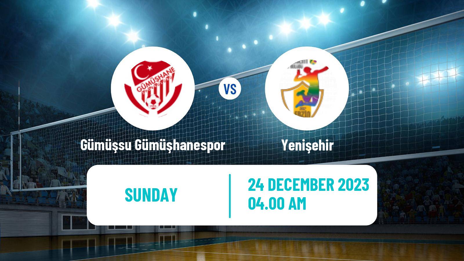 Volleyball Turkish 1 Ligi Volleyball Gümüşsu Gümüşhanespor - Yenişehir