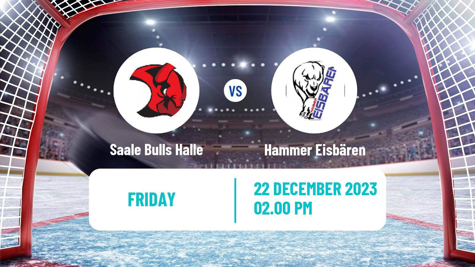 Hockey German Oberliga North Hockey Saale Bulls Halle - Hammer Eisbären