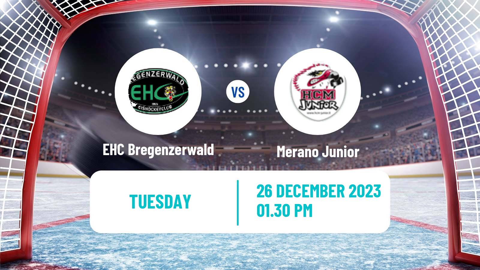 Hockey Alps Hockey League EHC Bregenzerwald - Merano Junior
