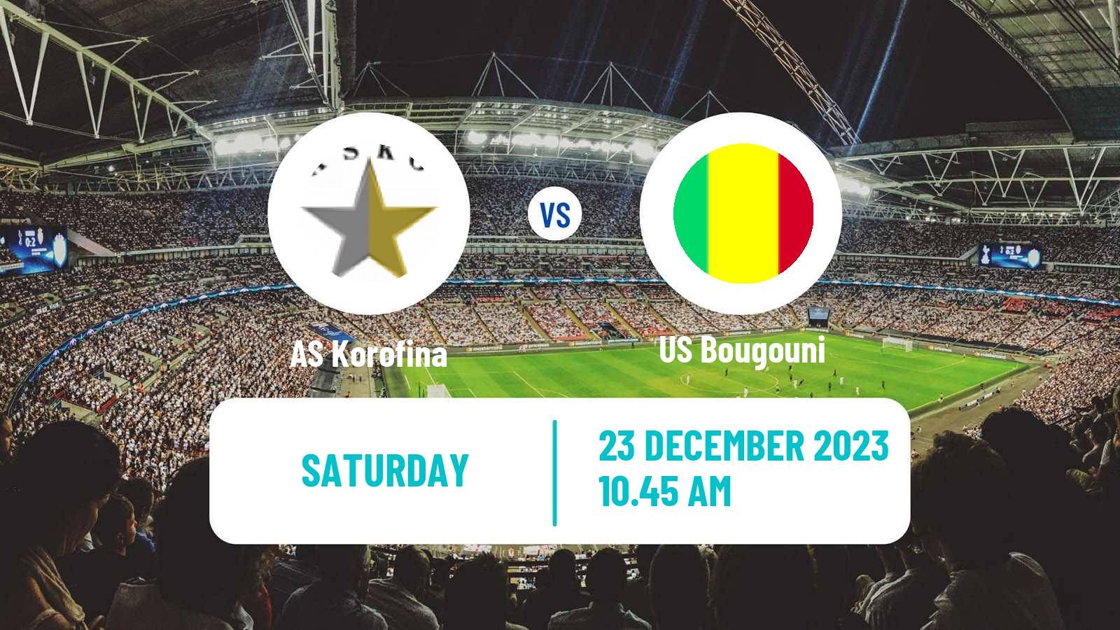 Soccer Malian Première Division Korofina - Bougouni