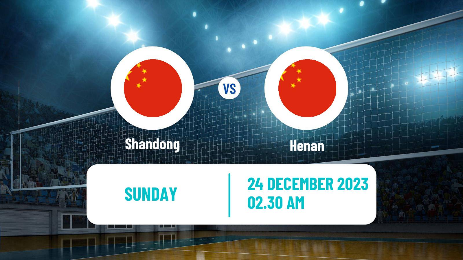 Volleyball Chinese CVL Shandong - Henan