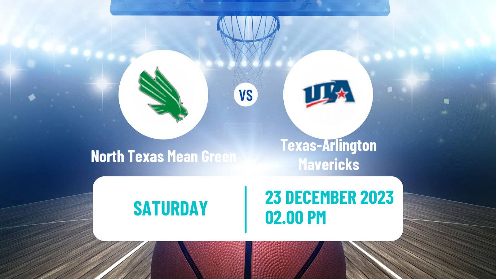 Basketball NCAA College Basketball North Texas Mean Green - Texas-Arlington Mavericks