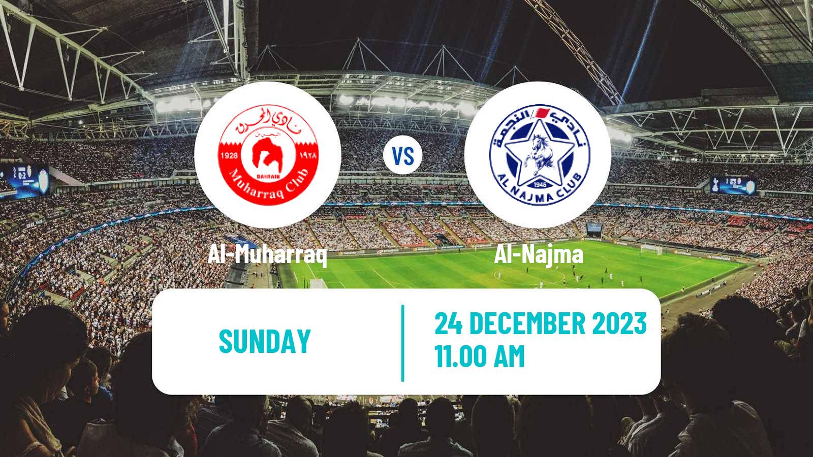 Soccer Bahraini Premier League Al-Muharraq - Al-Najma