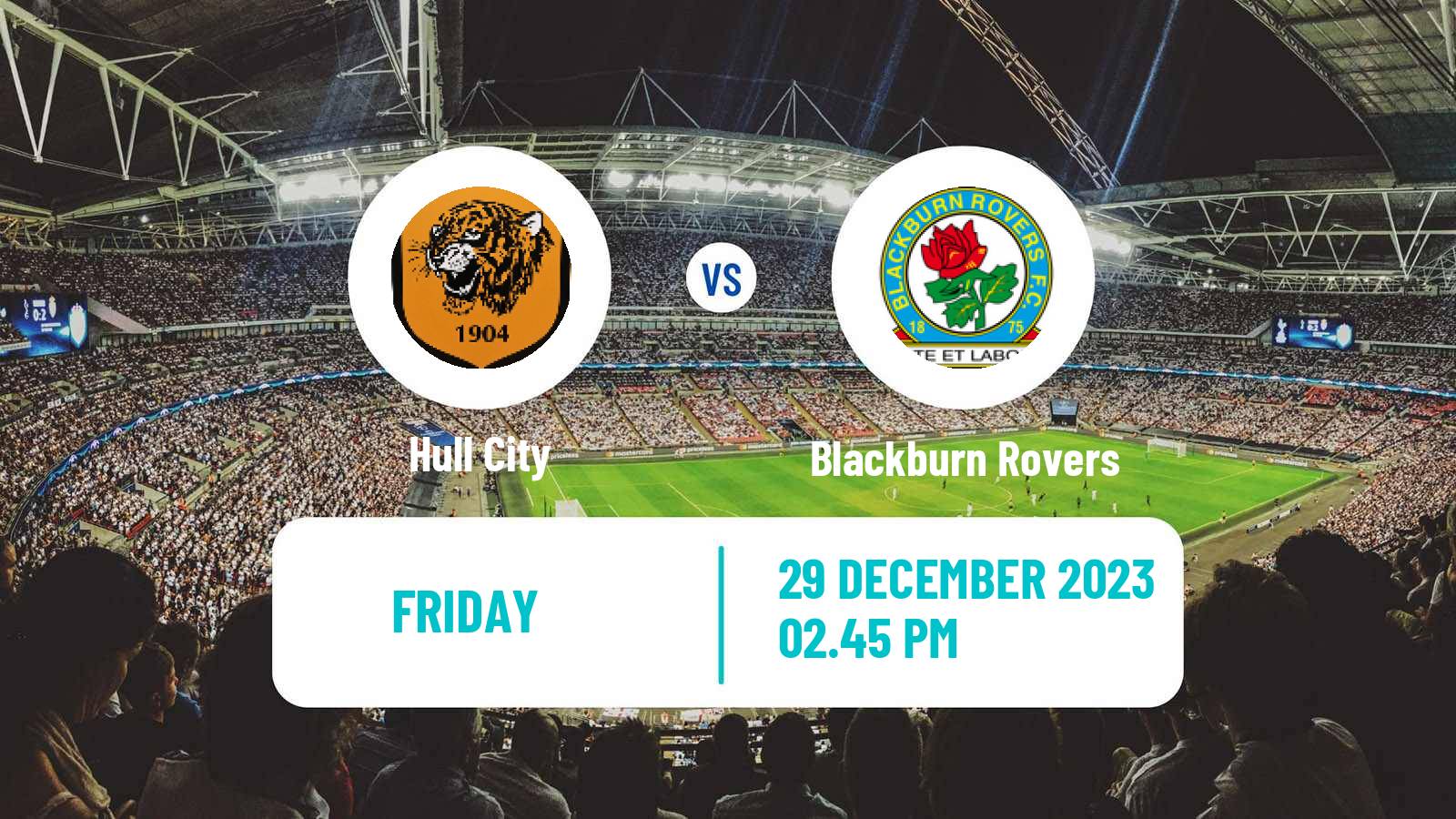 Soccer English League Championship Hull City - Blackburn Rovers