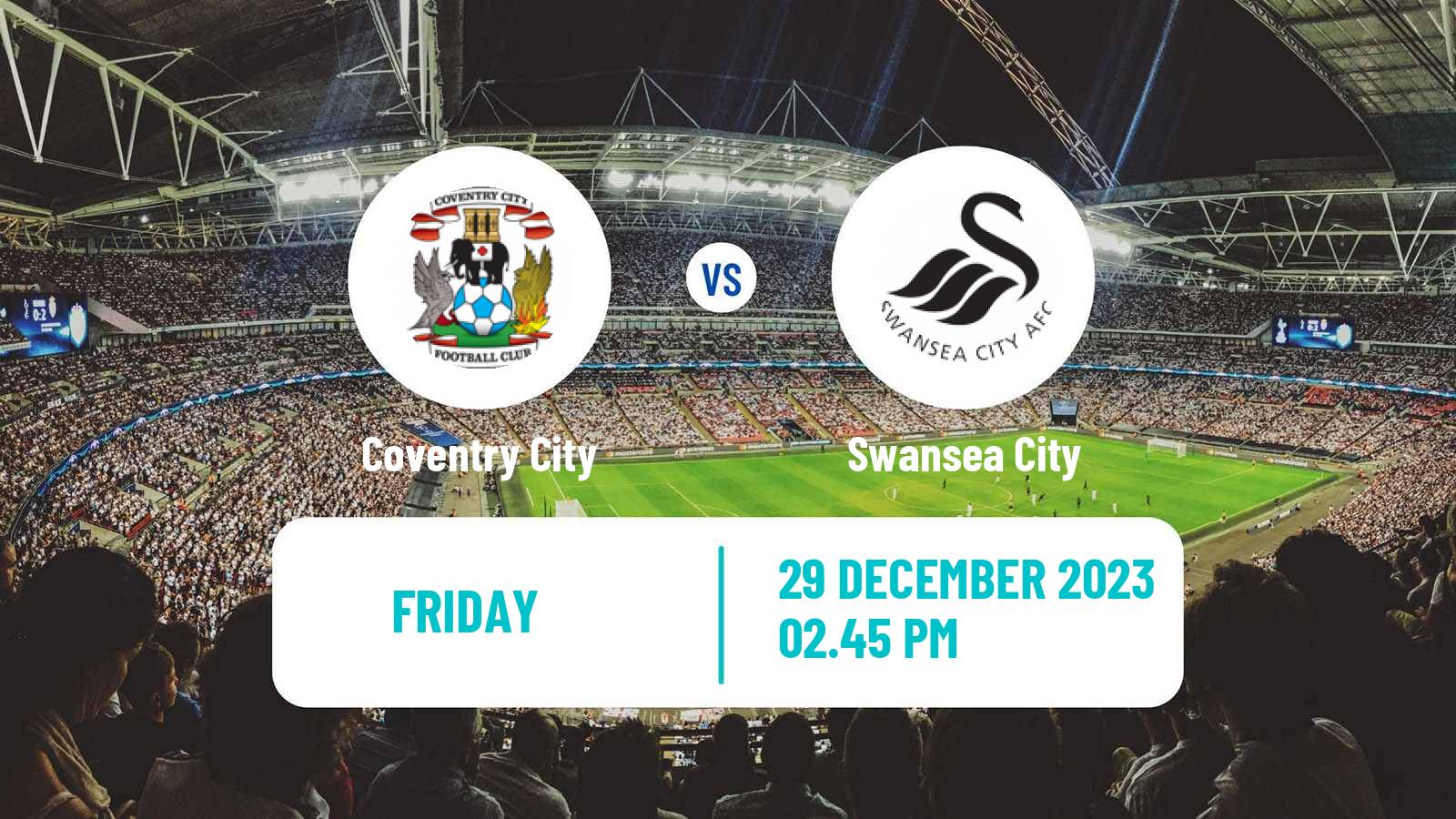 Soccer English League Championship Coventry City - Swansea City