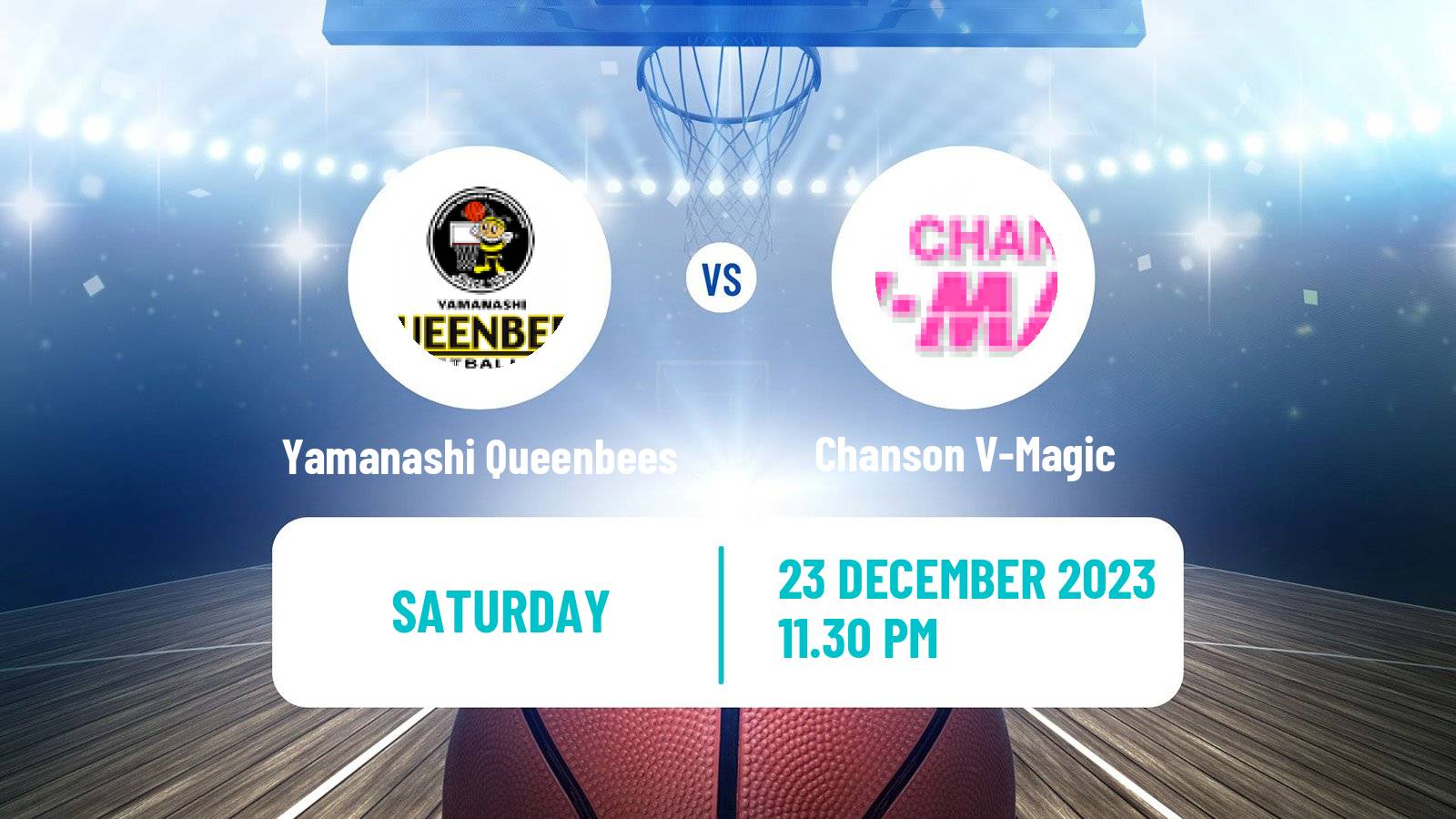 Basketball Japan W League Basketball Yamanashi Queenbees - Chanson V-Magic