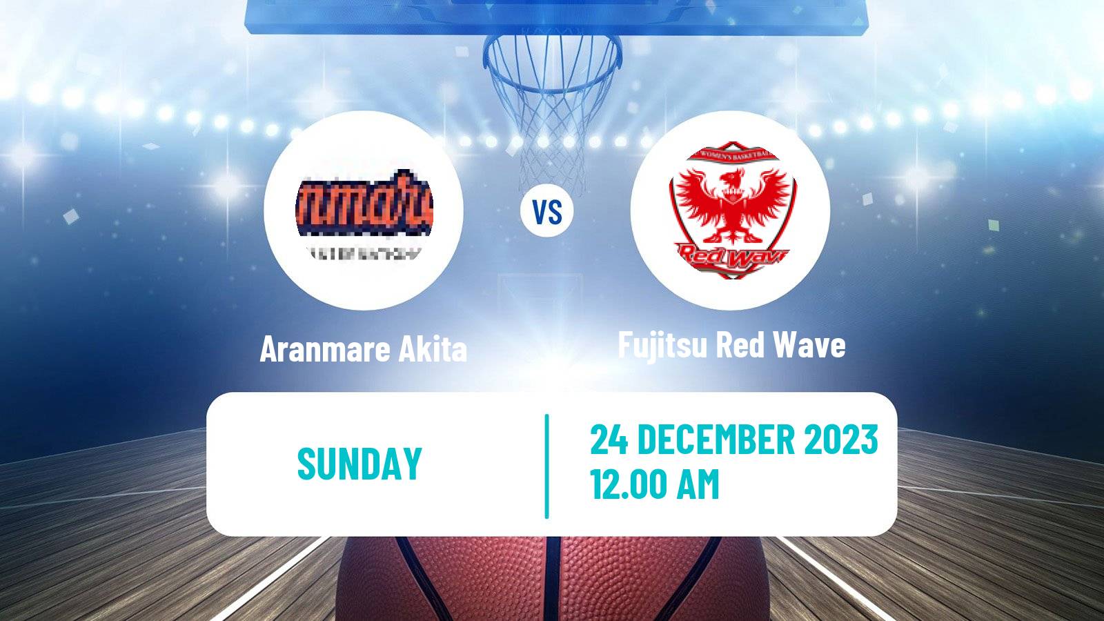 Basketball Japan W League Basketball Aranmare Akita - Fujitsu Red Wave