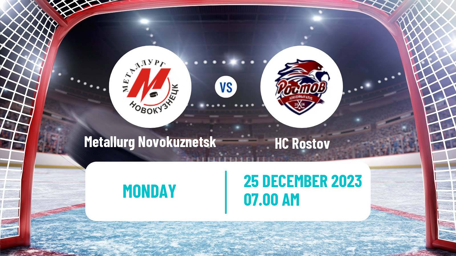 Hockey VHL Metallurg Novokuznetsk - Rostov