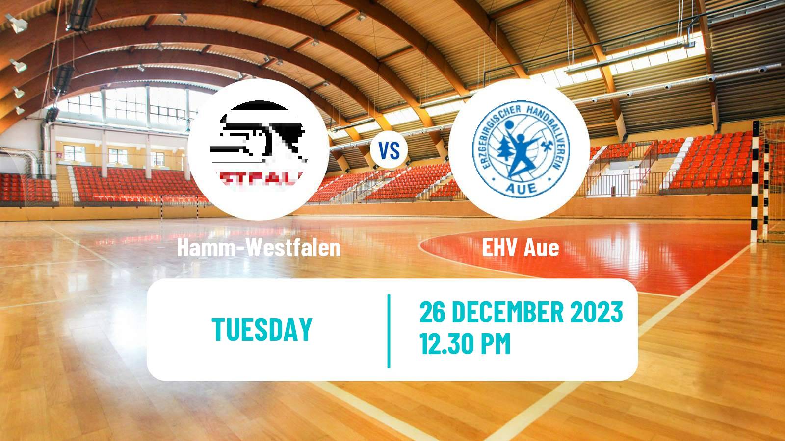 Handball German 2 Bundesliga Handball Hamm-Westfalen - EHV Aue