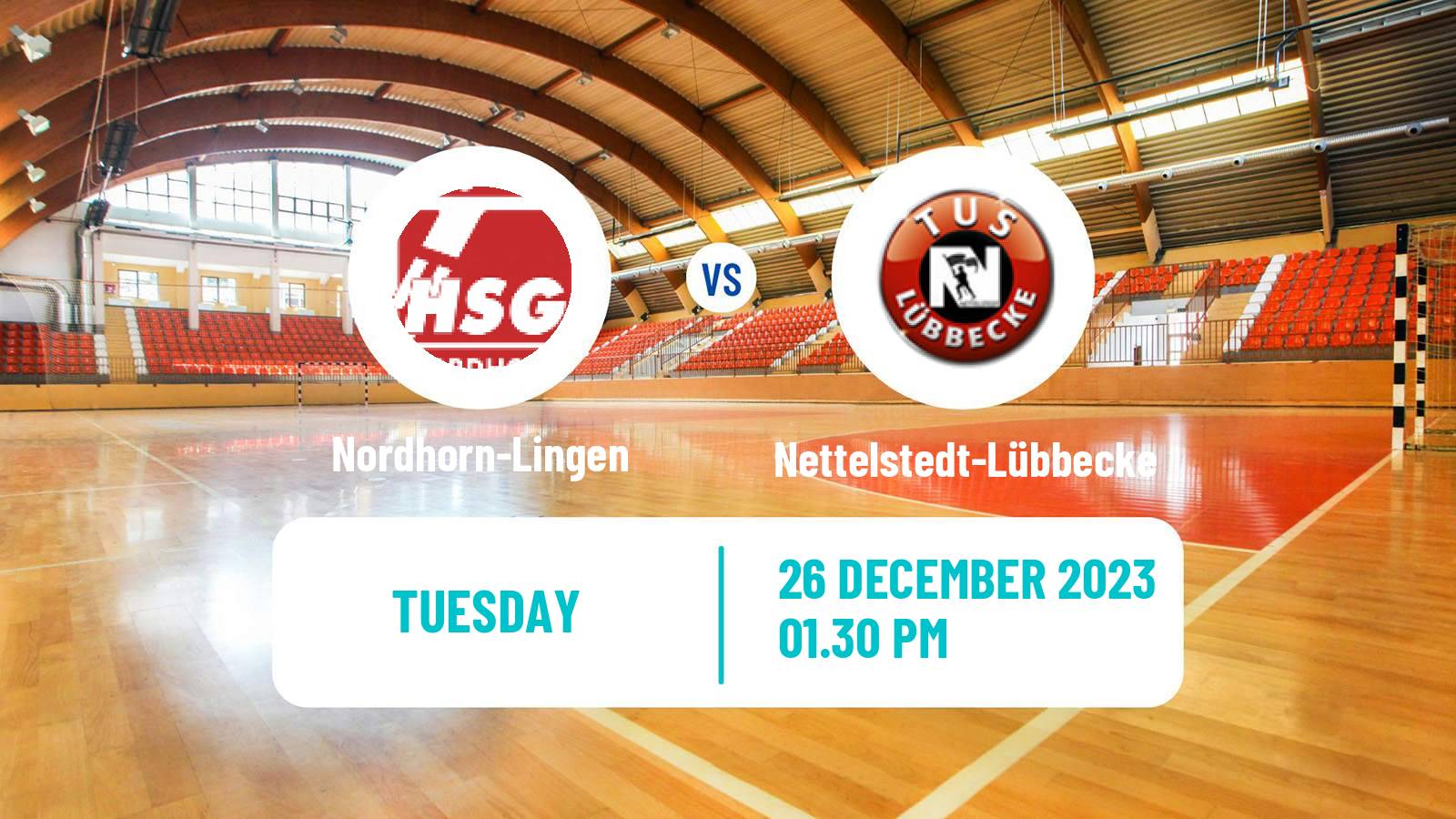 Handball German 2 Bundesliga Handball Nordhorn-Lingen - Nettelstedt-Lübbecke