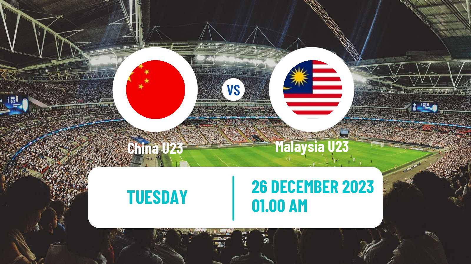 Soccer Friendly China U23 - Malaysia U23