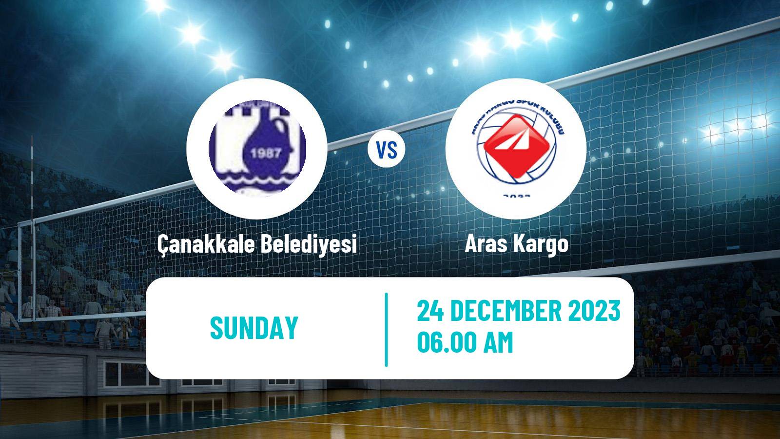 Volleyball Turkish 1 Ligi Volleyball Women Çanakkale Belediyesi - Aras Kargo
