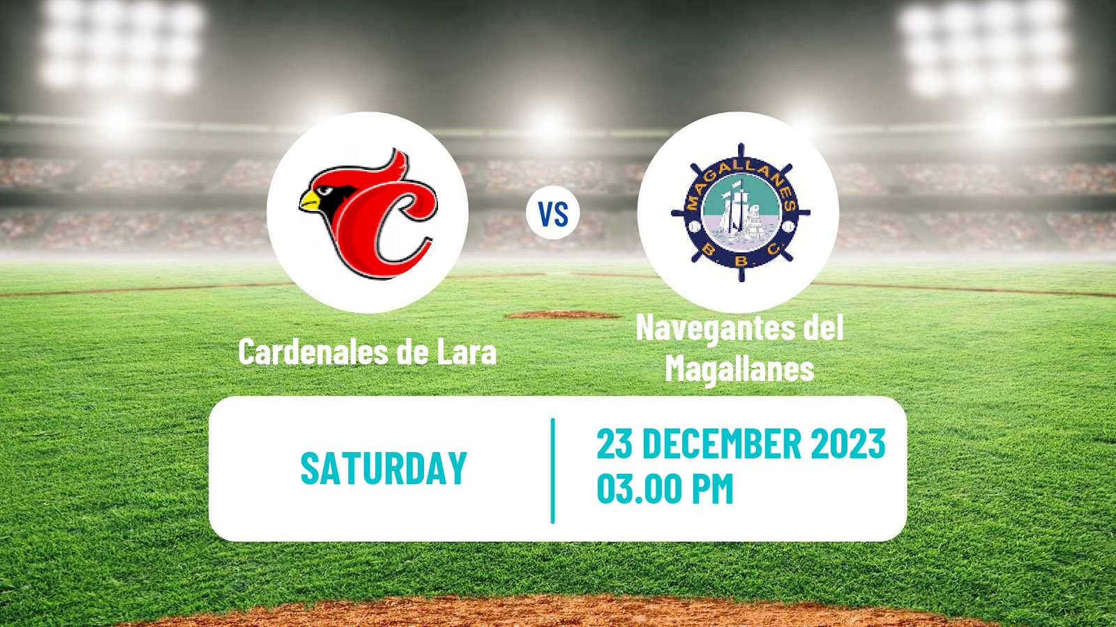 Baseball Venezuelan LVBP Cardenales de Lara - Navegantes del Magallanes