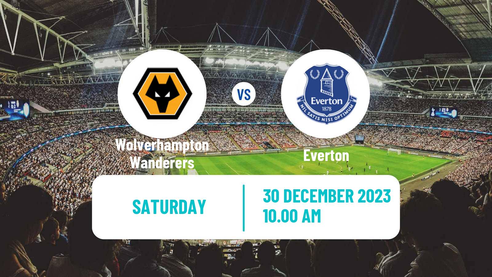 Soccer English Premier League Wolverhampton Wanderers - Everton