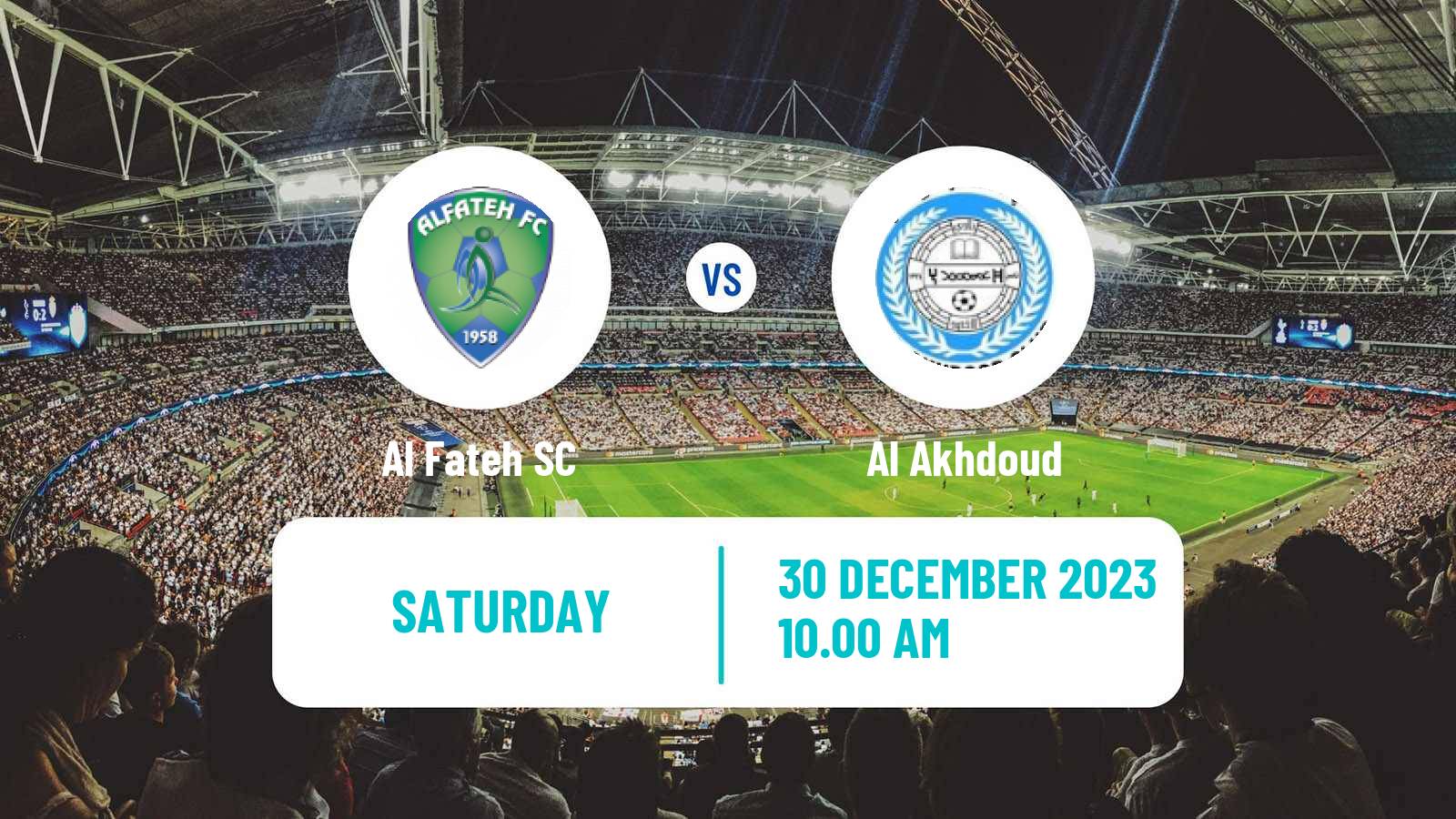 Soccer Saudi Professional League Al Fateh - Al Akhdoud