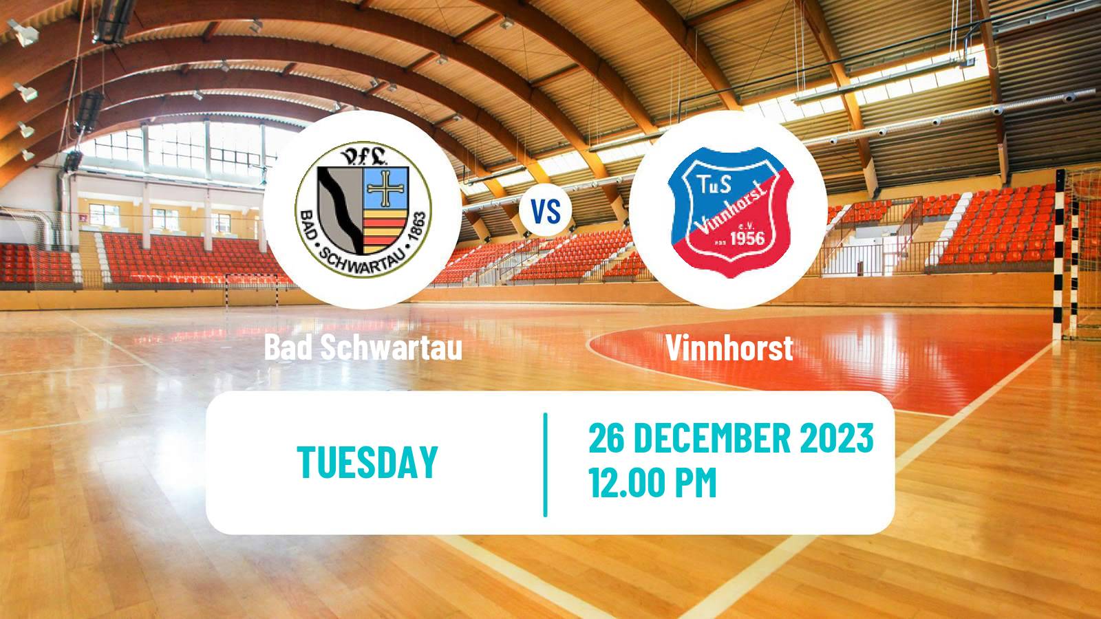 Handball German 2 Bundesliga Handball Bad Schwartau - Vinnhorst