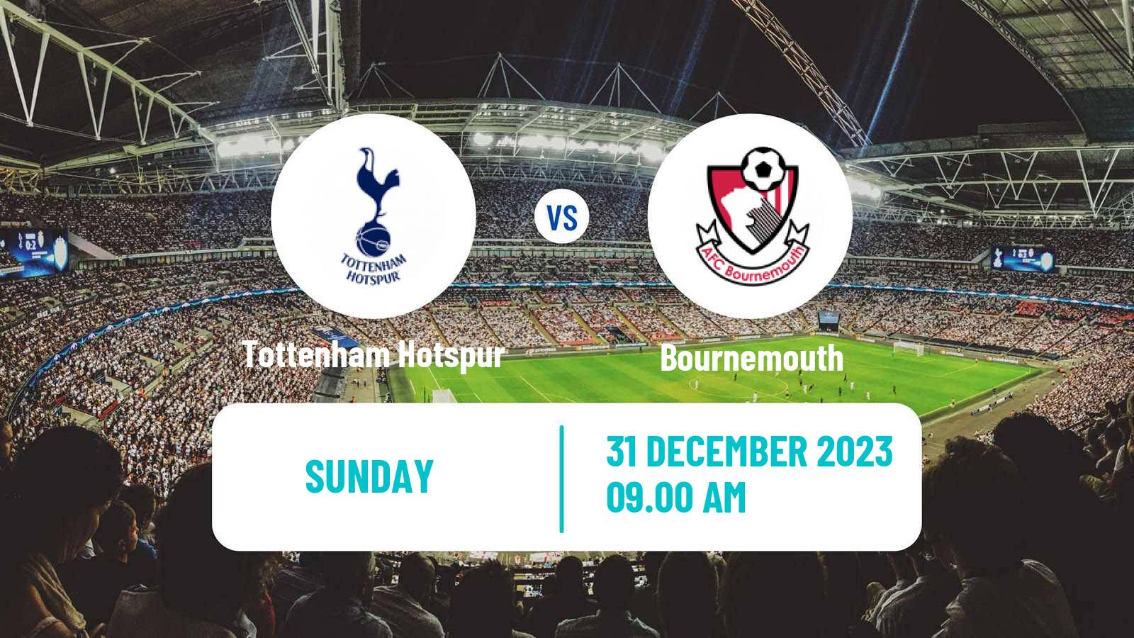 Soccer English Premier League Tottenham Hotspur - Bournemouth